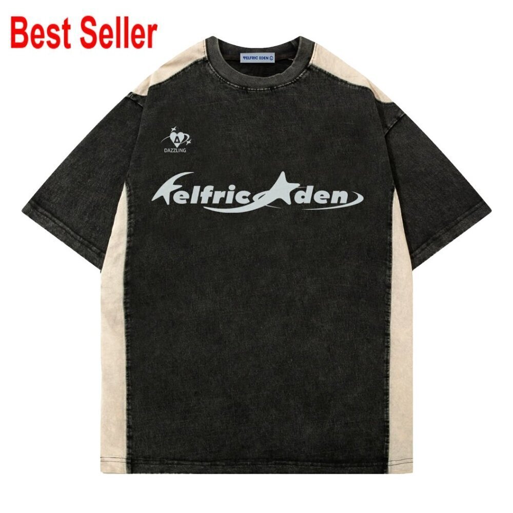 Oversized Graphic Tee Y2K Streetwear Casual Summer Tops Unisex Loose Fit